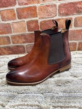Ace Marks Hand Crafted Chelsea Boot Troy Antique Brown Men’s Sz 9